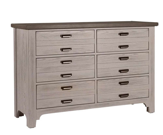 Vaughan Bassett - Bungalow Double Dresser with 6 Drawers in Dover Grey/Folkstone - 741-001 veiw 1