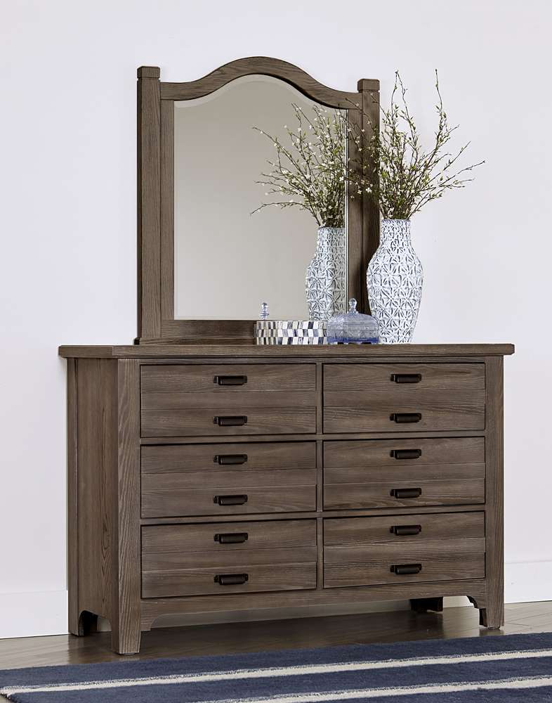 Vaughan Bassett - Bungalow Double Dresser with 6 Drawers in Folkstone - 740-001_vaughan veiw 2