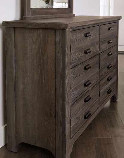Vaughan Bassett - Bungalow Double Dresser with 6 Drawers in Folkstone - 740-001_vaughan veiw 3