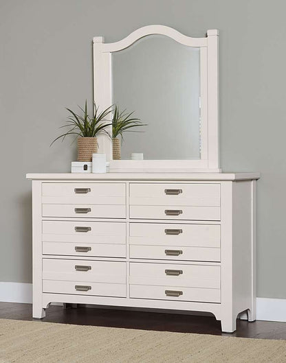 Vaughan Bassett - Bungalow Double Dresser with 6 Drawers in Lattice - 744-001 veiw 2