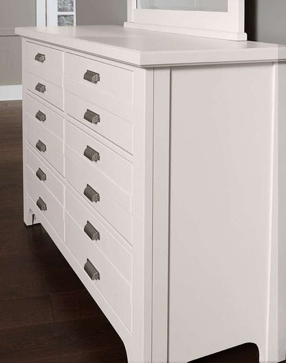 Vaughan Bassett - Bungalow Double Dresser with 6 Drawers in Lattice - 744-001 veiw 4