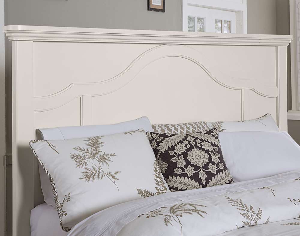 Vaughan Bassett - Bungalow King Mantel Bed in Lattice White - 744-669-966-922-MS1 veiw 3