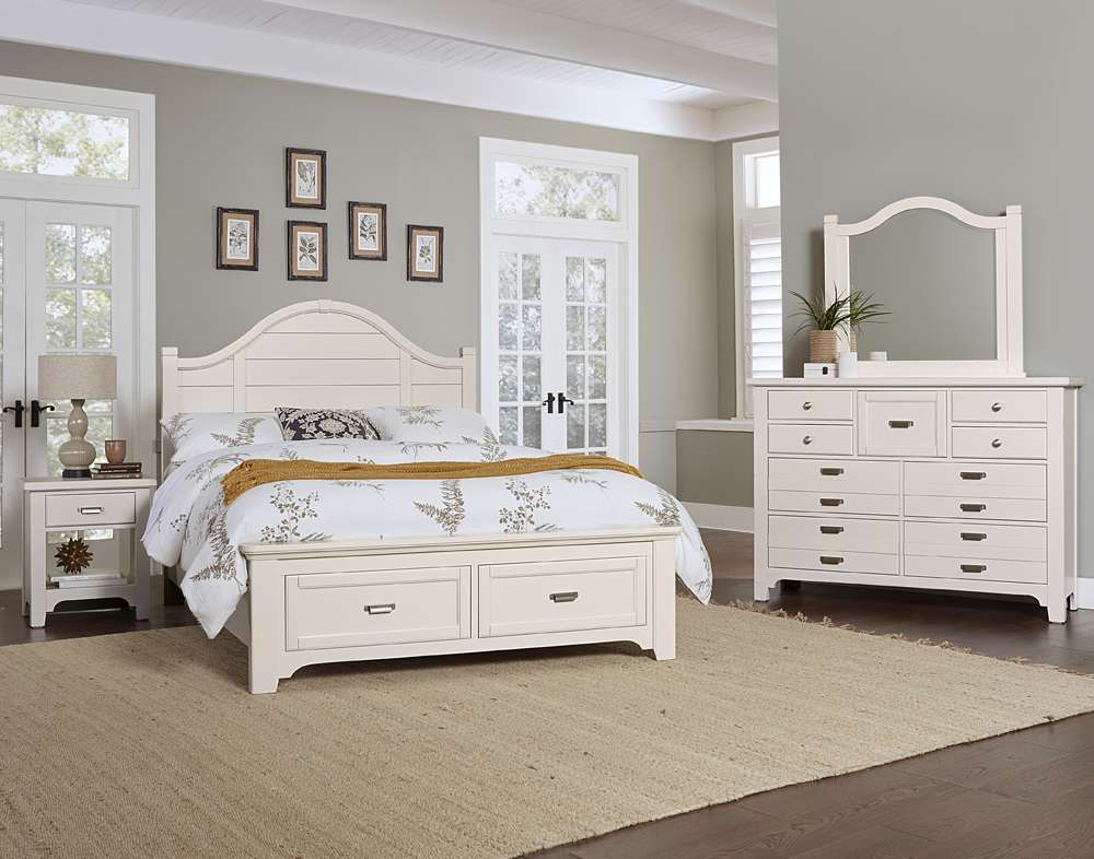 Vaughan Bassett - Bungalow Master Arch Mirror in Lattice - 744-448 veiw 5