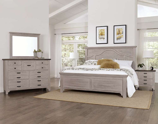 Vaughan Bassett - Bungalow Master Landscape Mirror in Dover Grey/Folkstone - 741-447 veiw 2