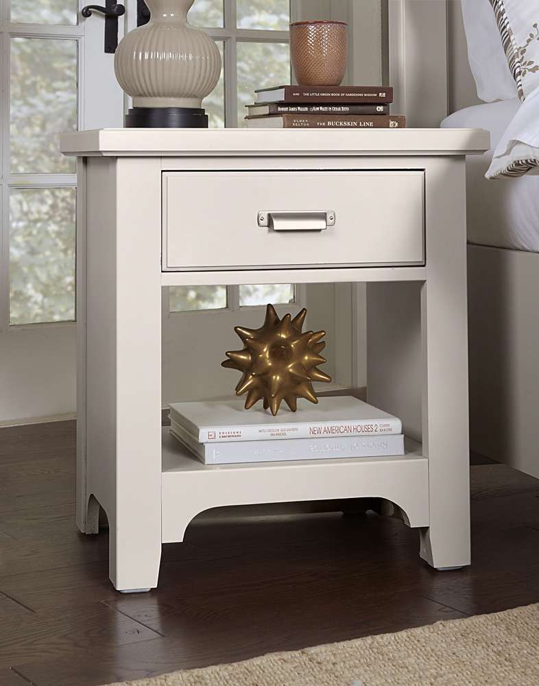 Vaughan Bassett - Bungalow Night Stand with 1 Drawers in Lattice - 744-226 veiw 2