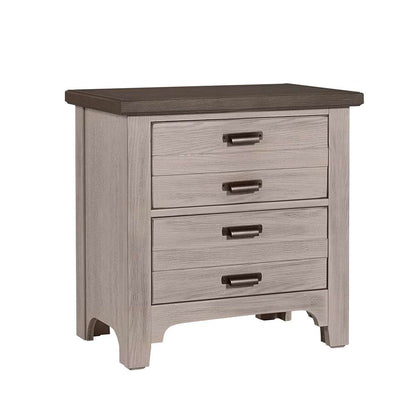 Vaughan Bassett - Bungalow Night Stand with 2 Drawers in Dover Grey/Folkstone - 741-227 veiw 1