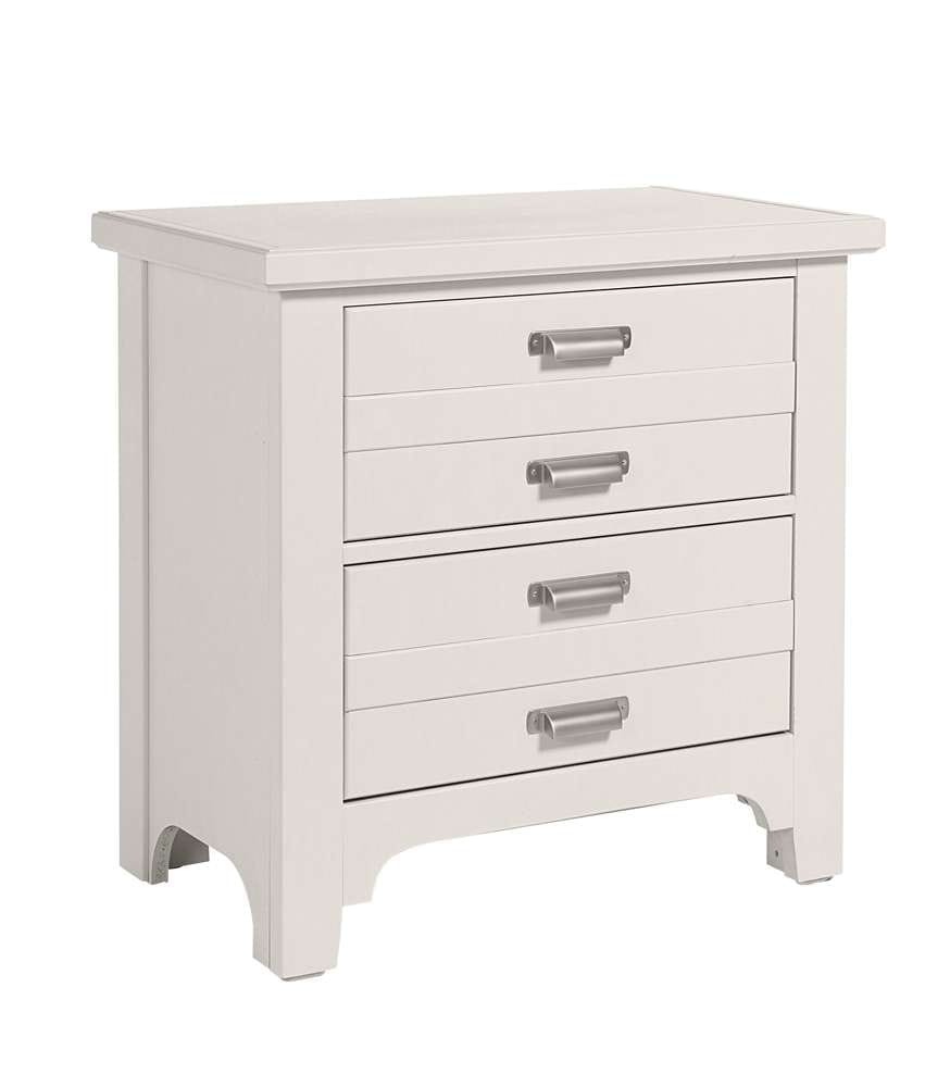 Vaughan Bassett - Bungalow Night Stand with 2 Drawers in Lattice - 744-227 veiw 1