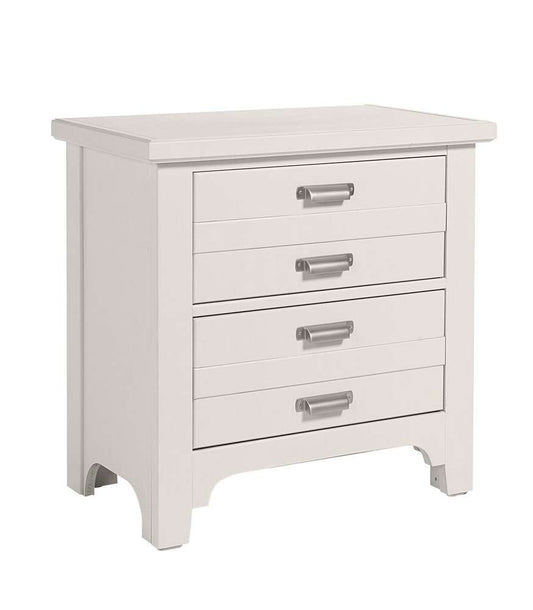 Vaughan Bassett - Bungalow Night Stand with 2 Drawers in Lattice - 744-227 veiw 1