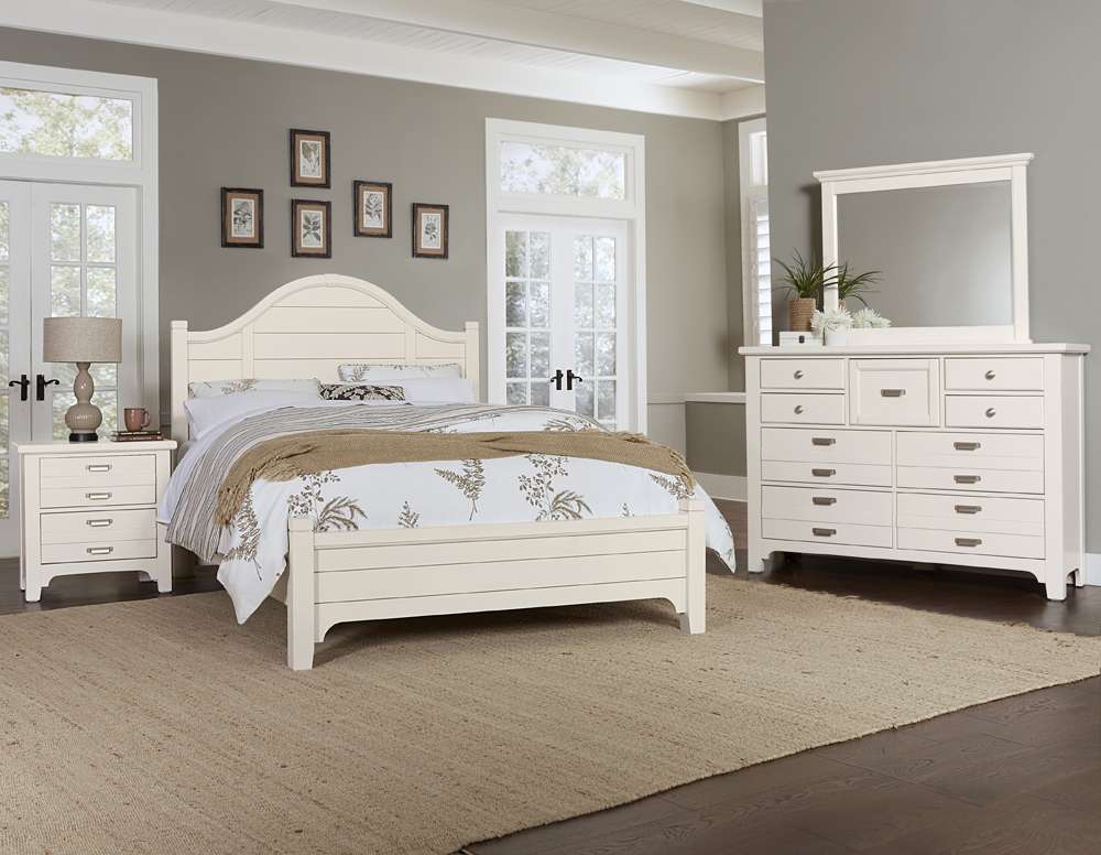 Vaughan Bassett - Bungalow Night Stand with 2 Drawers in Lattice - 744-227 veiw 4
