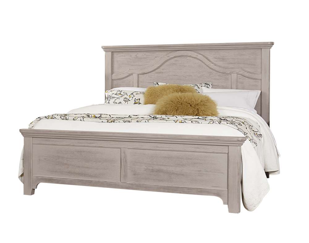 Vaughan Bassett - Bungalow Queen Mantel Bed in Dover Grey/Folkstone - 741-559-955-922 veiw 1