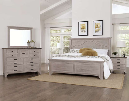 Vaughan Bassett - Bungalow Queen Mantel Bed in Dover Grey/Folkstone - 741-559-955-922 veiw 4