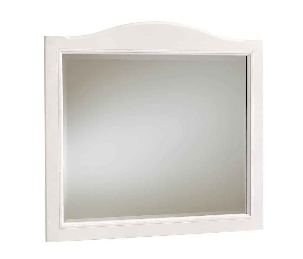 Vaughan Bassett - Cool Farmhouse - Arched Mirror - Soft White - 804-446  view 1