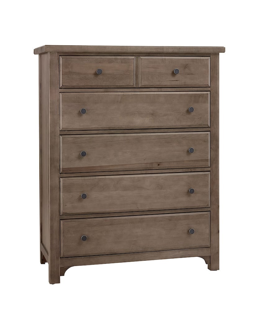 Vaughan Bassett - Cool Farmhouse - Chest - 5 Drwr - Grey - 801-115  view 1