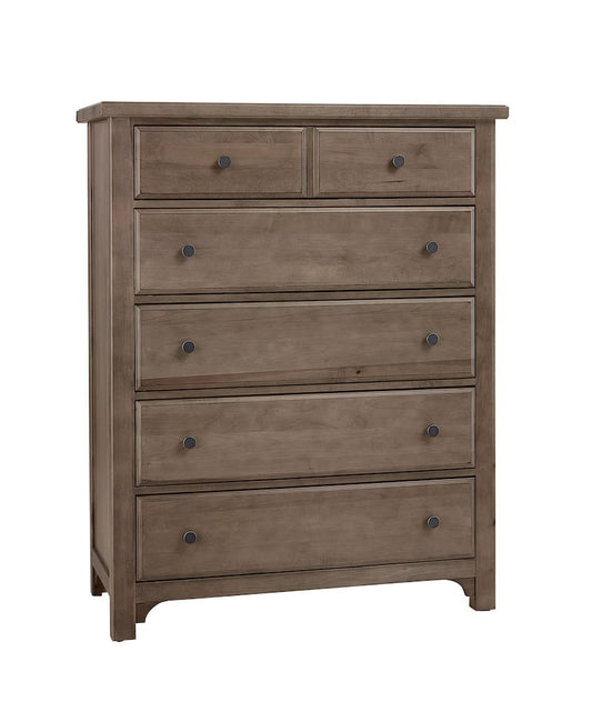 Vaughan Bassett - Cool Farmhouse - Chest - 5 Drwr - Grey - 801-115  view 1