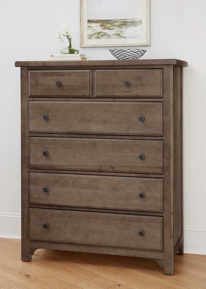 Vaughan Bassett - Cool Farmhouse - Chest - 5 Drwr - Grey - 801-115  view 3