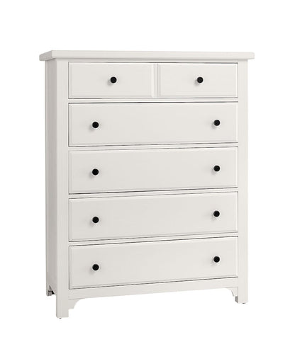 Vaughan Bassett - Cool Farmhouse - Chest - 5 Drwr - Soft White - 804-115  view 1