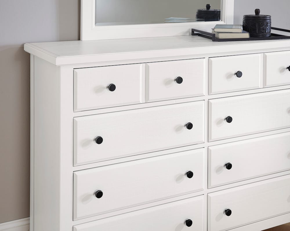 Vaughan Bassett - Cool Farmhouse - Dresser - 8 Drwr - Soft White - 804-002  view 4