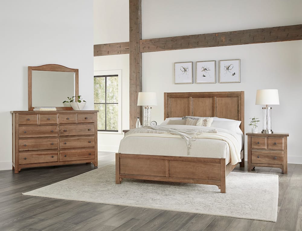 Vaughan Bassett - Cool Farmhouse - King Panel Bed - Natural - 800-667-766-922-MS1  view 3