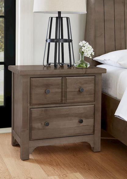 Vaughan Bassett - Cool Farmhouse - Night Stand - 2 Drwr - Grey - 801-227  view 5