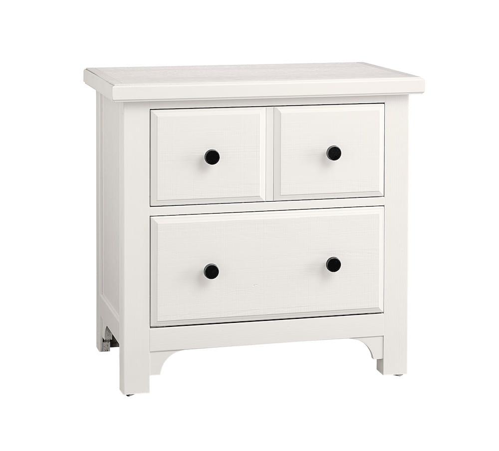 Vaughan Bassett - Cool Farmhouse - Night Stand - 2 Drwr - Soft White - 804-227  view 1