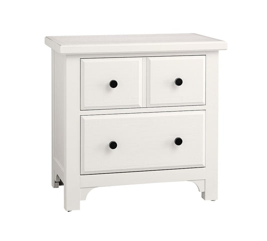 Vaughan Bassett - Cool Farmhouse - Night Stand - 2 Drwr - Soft White - 804-227  view 1