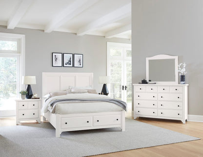 Vaughan Bassett - Cool Farmhouse - Night Stand - 2 Drwr - Soft White - 804-227  view 8