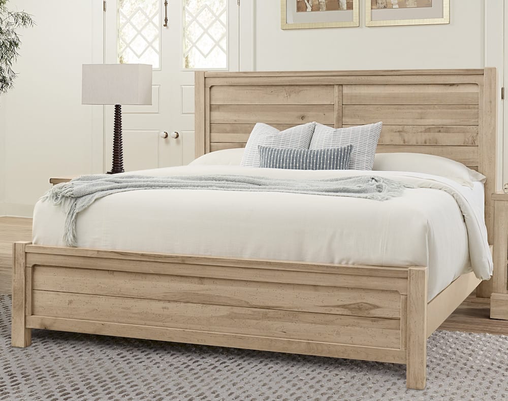 Vaughan Bassett - Cool Rustic - Cal King Plank Bed - Clear Maple - 176-668-866-944-MS2  view 2
