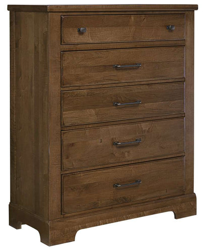 Vaughan Bassett - Cool Rustic Chest with 5 Drawers in Amber - 174-115 veiw 1