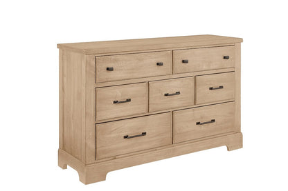 Vaughan Bassett - Cool Rustic - Dresser - 7 Drwr - Clear Maple - 176-002  view 1
