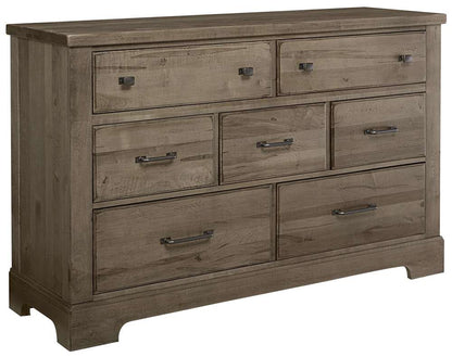 Vaughan Bassett - Cool Rustic Dresser with 7 Drawers in Stone Grey - 172-002 veiw 1