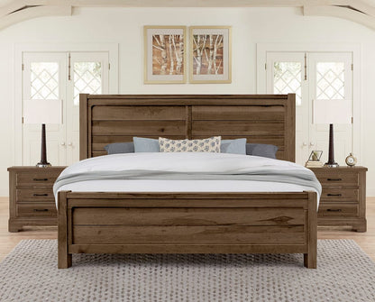 Vaughan Bassett - Cool Rustic - King Plank Bed - Mink - 170-668-866-933-MS2  view 4