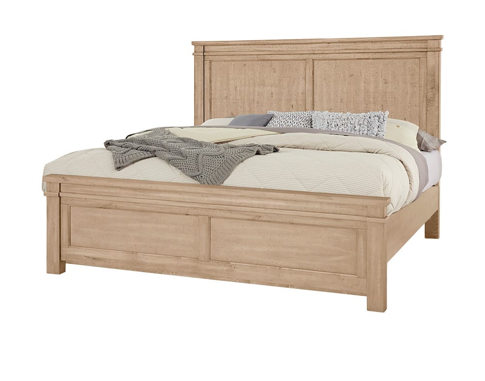 Vaughan Bassett - Cool Rustic - Queen Mansion Bed - Clear Maple - 176-551-155-922  view 1