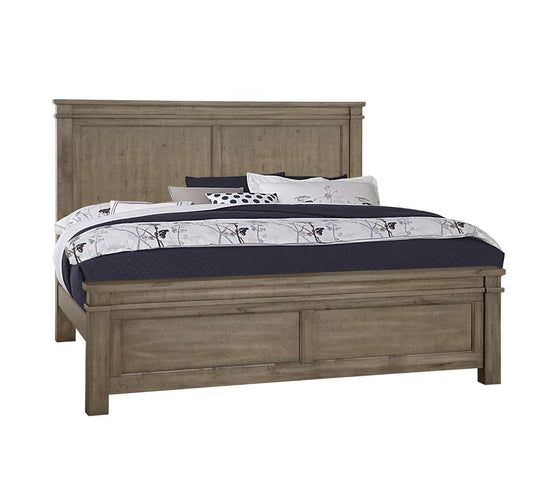 Vaughan Bassett - Cool Rustic Queen Mansion Bed in Stone Grey - 172-551-155-922 veiw 1