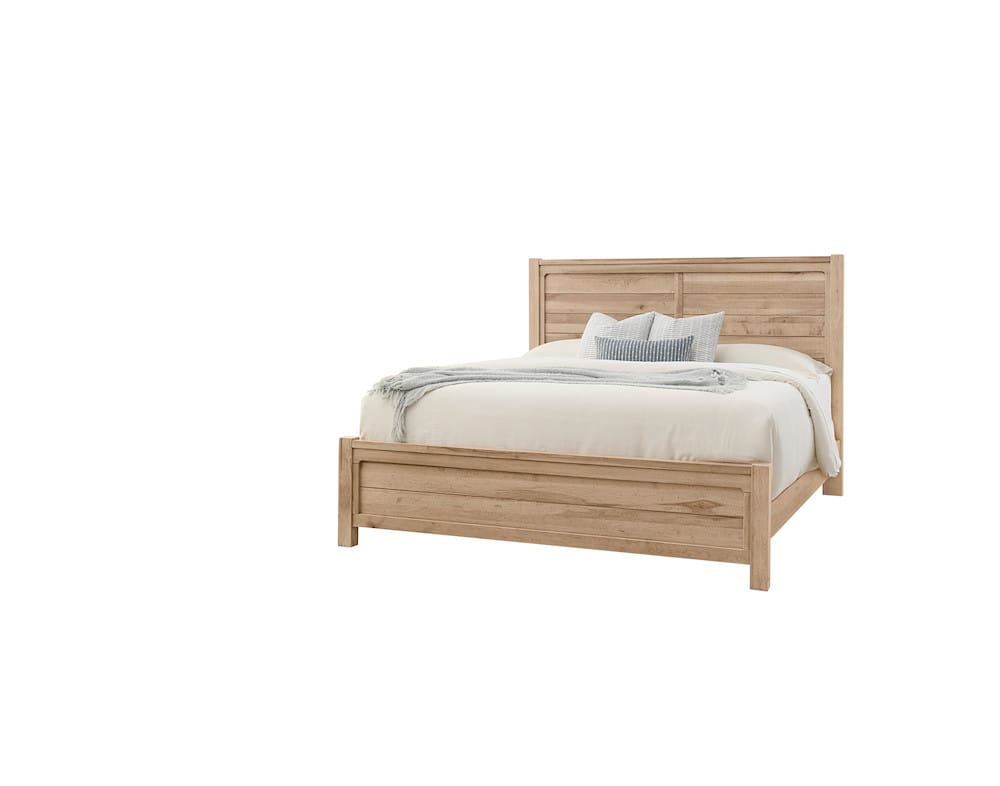 Vaughan Bassett - Cool Rustic - Queen Plank Bed - Clear Maple - 176-558-855-922  view 1