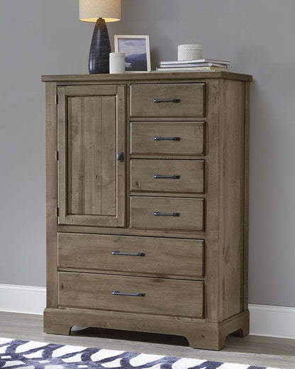Vaughan Bassett - Cool Rustic Standing Chest in Stone Grey - 172-117 veiw 4