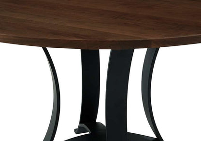 Vaughan Bassett - Crafted Cherry - Artisan and Post 48 Inch Round Table W/ Metal Base - 150-048-200 veiw 2