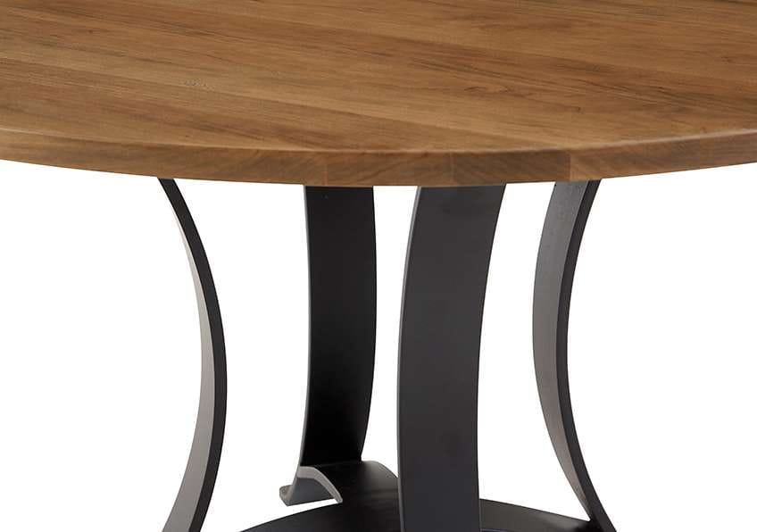 Vaughan Bassett - Crafted Cherry - Artisan and Post 48 Inch Round Table W/ Metal Base - 151-048-200 veiw 4