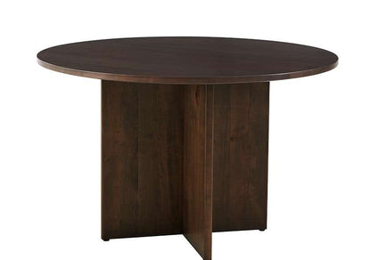 Vaughan Bassett - Crafted Cherry - Artisan and Post 48 Inch Round Table W/ Wood Base - 150-048-148 veiw 1