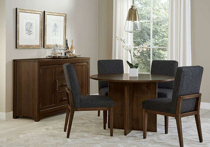 Vaughan Bassett - Crafted Cherry - Artisan and Post 48 Inch Round Table W/ Wood Base - 150-048-148 veiw 7