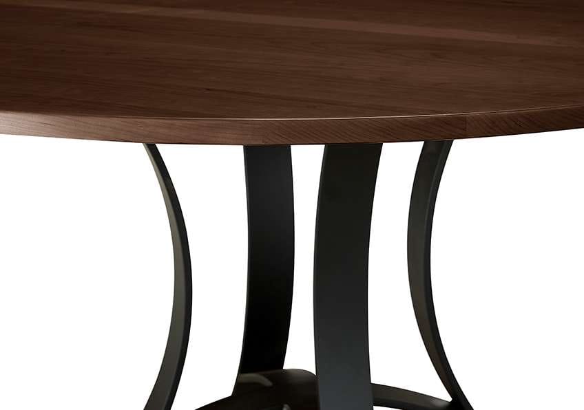 Vaughan Bassett - Crafted Cherry - Artisan and Post 60 Inch Round Table W/ Metal Base - 150-060-200 veiw 4