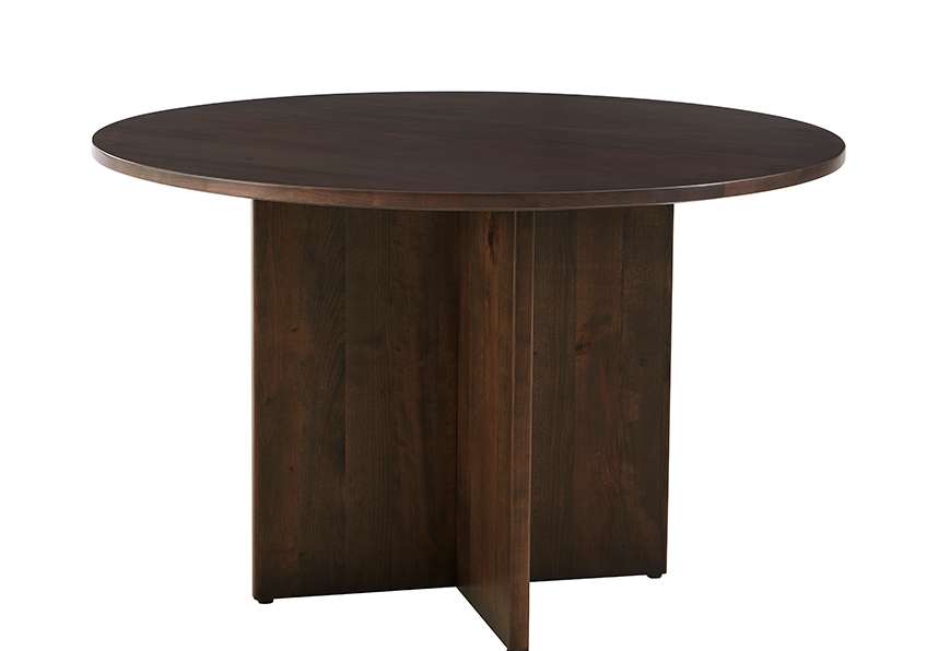 Vaughan Bassett - Crafted Cherry - Artisan and Post 60 Inch Round Table W/ Wood Base - 150-060-160 veiw 1