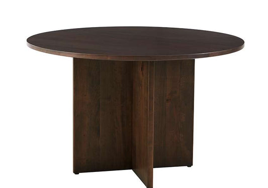 Vaughan Bassett - Crafted Cherry - Artisan and Post 60 Inch Round Table W/ Wood Base - 150-060-160 veiw 1