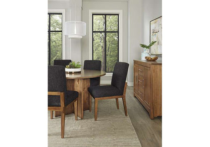 Vaughan Bassett - Crafted Cherry - Artisan and Post 60 Inch Round Table W/ Wood Base - 151-060-160 veiw 6