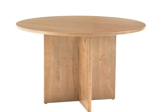 Vaughan Bassett - Crafted Cherry - Artisan and Post 60 Inch Round Table W/ Wood Base - 154-060-160 veiw 1