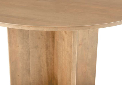 Vaughan Bassett - Crafted Cherry - Artisan and Post 60 Inch Round Table W/ Wood Base - 154-060-160 veiw 4