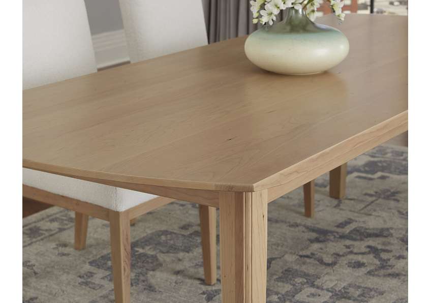 Vaughan Bassett - Crafted Cherry - Artisan and Post 94in Surfboard Table W/ 1 1/4in Top - 154-094 veiw 5