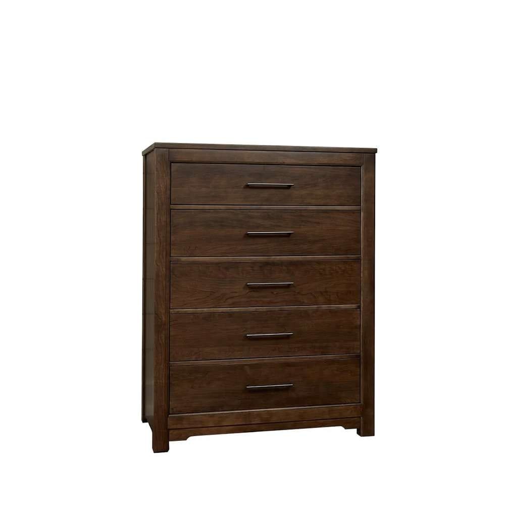Vaughan Bassett - Crafted Cherry - Artisan and Post Chest With 5 Drawers - 150-115 veiw 1
