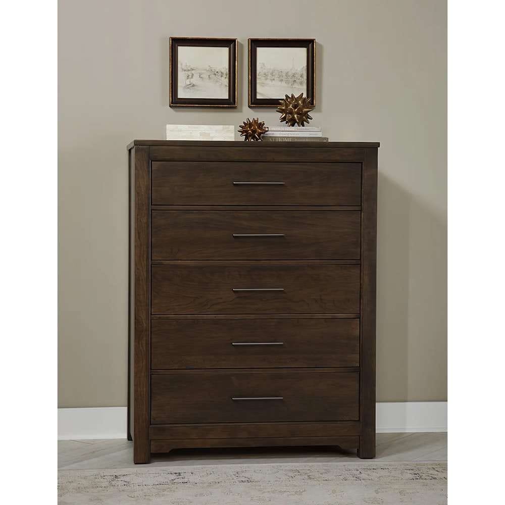 Vaughan Bassett - Crafted Cherry - Artisan and Post Chest With 5 Drawers - 150-115 veiw 2