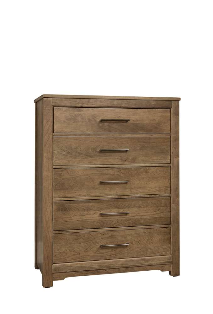Vaughan Bassett - Crafted Cherry - Artisan and Post Chest With 5 Drawers - 151-115 veiw 1