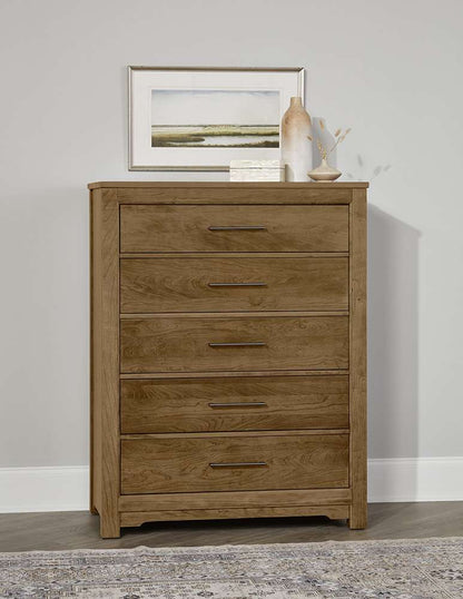 Vaughan Bassett - Crafted Cherry - Artisan and Post Chest With 5 Drawers - 151-115 veiw 2
